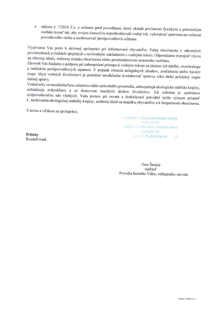 Ochraana vodných tokov 2